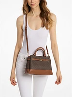 Reed Small Signature Logo Satchel