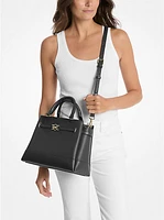 Reed Large Pebbled Leather Satchel