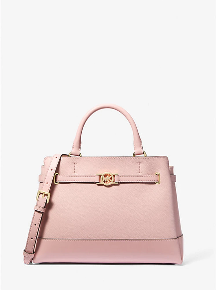 Reed Large Pebbled Leather Satchel