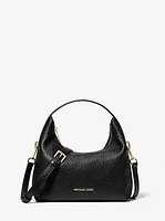 Ember Small Pebbled Leather Messenger Bag