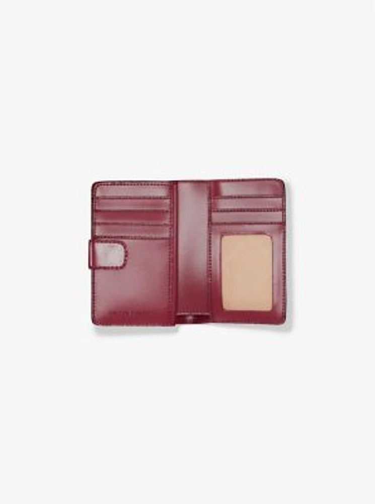 Jet Set Medium Two-Tone Logo Wallet