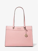 Bolso tote Jet Set Travel de bolsillo grande piel saffiano
