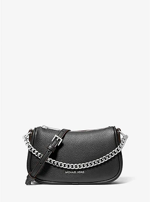 Carmela Small Pebbled Leather Crossbody Bag