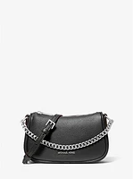 Carmela Small Pebbled Leather Crossbody Bag