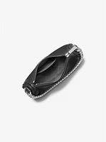 Carmela Small Pebbled Leather Crossbody Bag