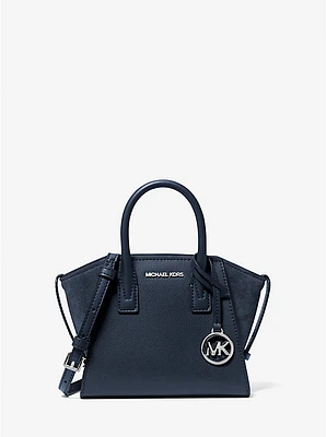 Bolso satchel Avril extrapequeño de piel