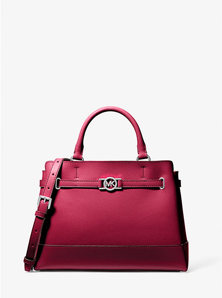Reed Large Pebbled Leather Satchel