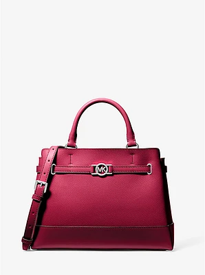 Reed Large Pebbled Leather Satchel