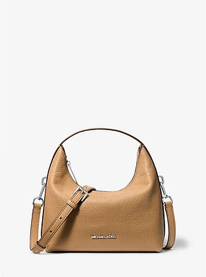 Ember Small Pebbled Leather Messenger Bag
