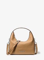 Ember Small Pebbled Leather Messenger Bag