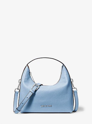 Ember Small Pebbled Leather Messenger Bag
