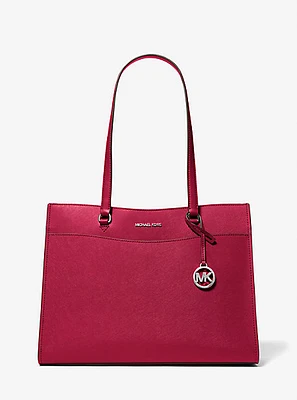 Jet Set Travel Large Saffiano Leather Tote Bag