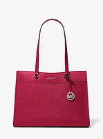 Jet Set Travel Large Saffiano Leather Tote Bag