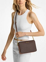 Jet Set Large Printed Logo Crossbody Bag