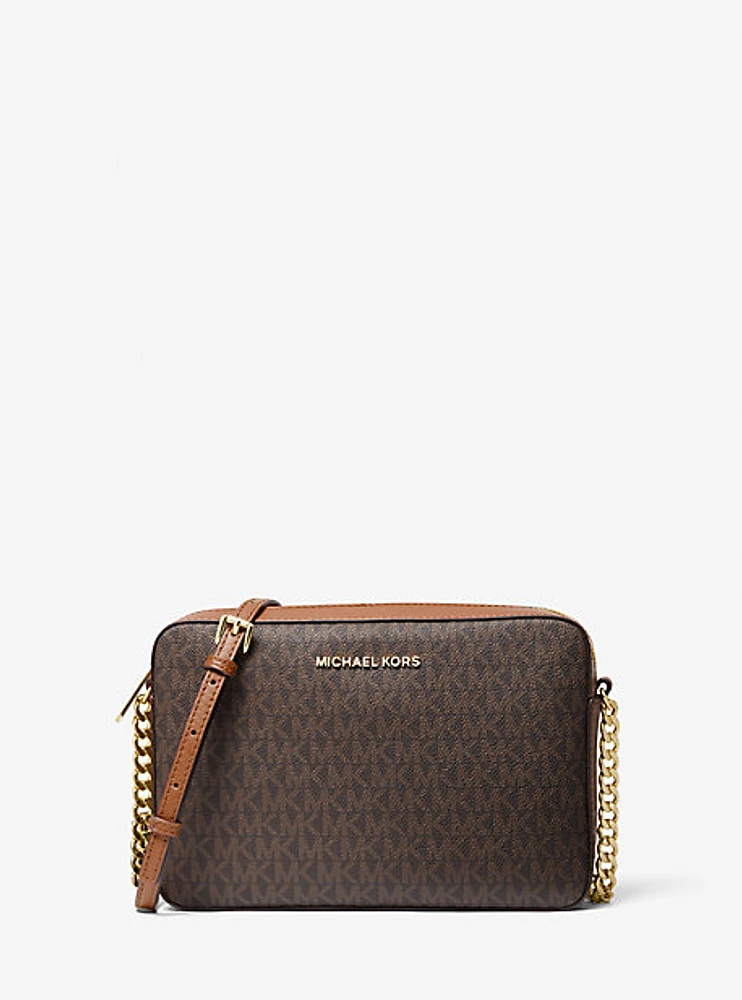 Jet Set Large Printed Logo Crossbody Bag