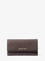 Jet Set Large Logo Trifold Wallet