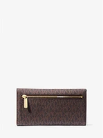Jet Set Large Logo Trifold Wallet