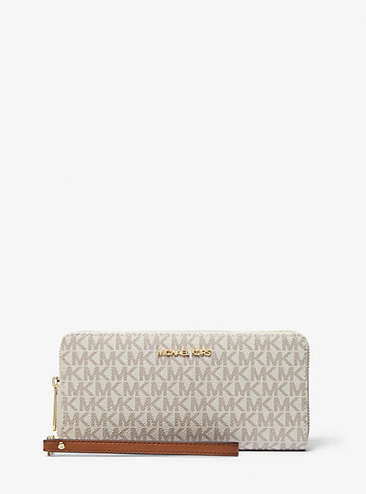 Jet Set Travel Large Logo Continental Wristlet