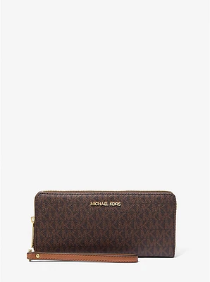 Jet Set Travel Large Logo Continental Wristlet