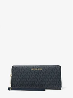 Jet Set Travel Large Logo Continental Wristlet