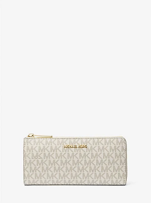 Jet Set Travel Large Logo Quarter-Zip Wallet