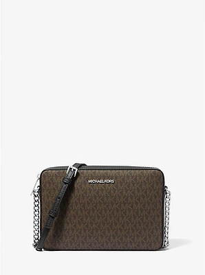 Jet Set Large Logo Crossbody Bag