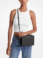 Jet Set Large Saffiano Leather Crossbody Bag