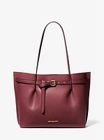 Emilia Large Pebbled Leather Tote Bag