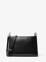 Trisha Medium Pebbled Leather Crossbody Bag