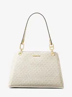 Trisha Large Logo Shoulder Bag