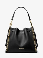 Mina Large Chain Shoulder Bag