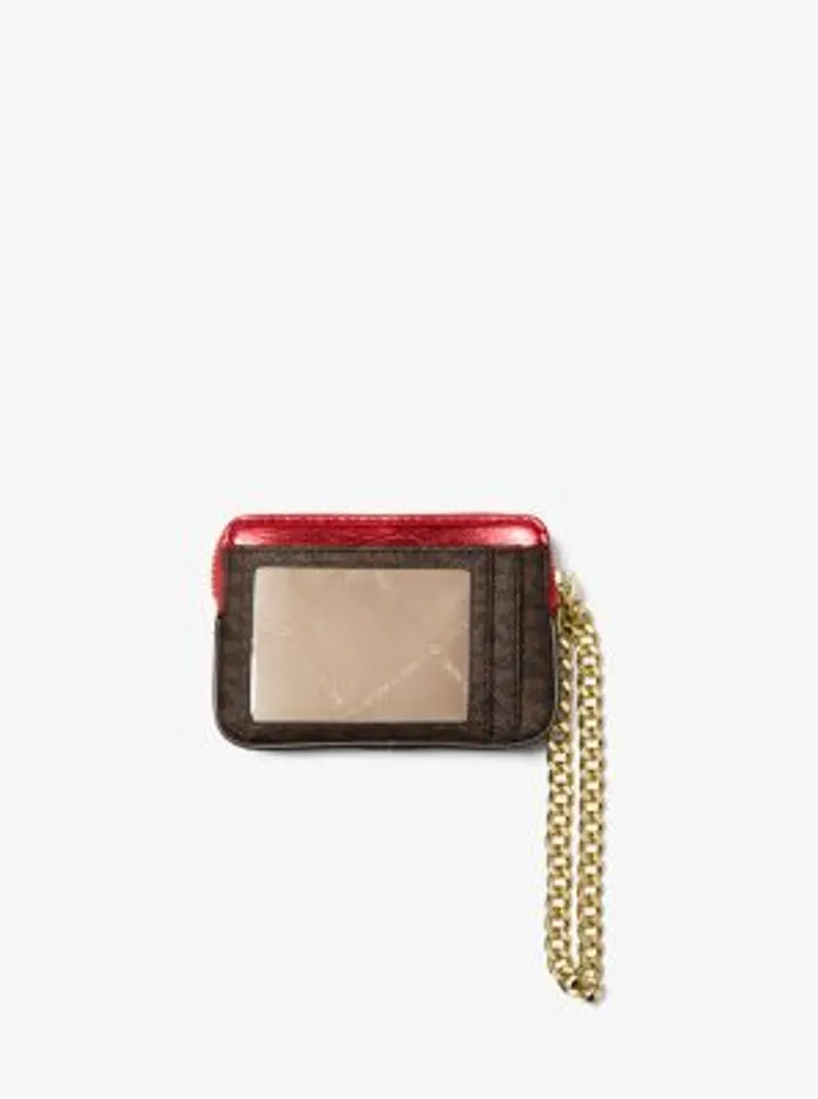 Medium Signature Logo Chain Card Case