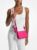 Jet Set Small Saffiano Leather Crossbody Bag with Case for Apple Airpods Pro®