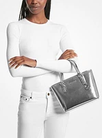 Jet Set Travel Extra-Small Metallic Top-Zip Tote Bag