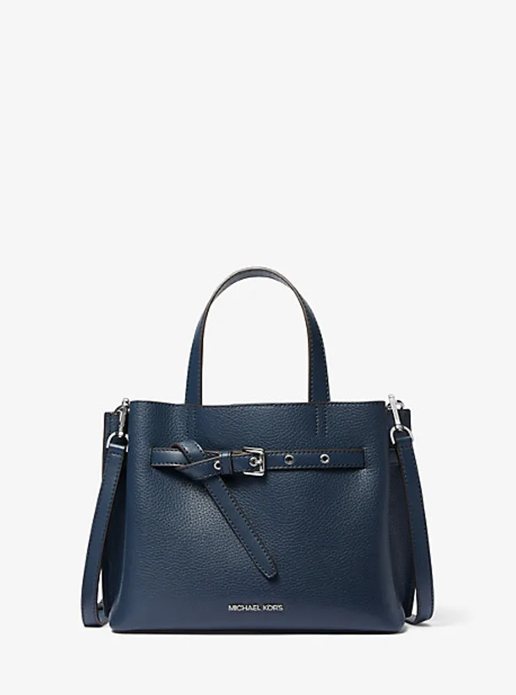 Emilia Small Pebbled Leather Satchel