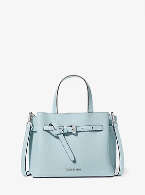 Emilia Small Pebbled Leather Satchel