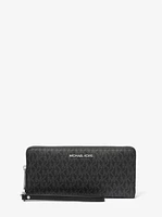 Jet Set Travel Large Signature Logo Continental Wallet