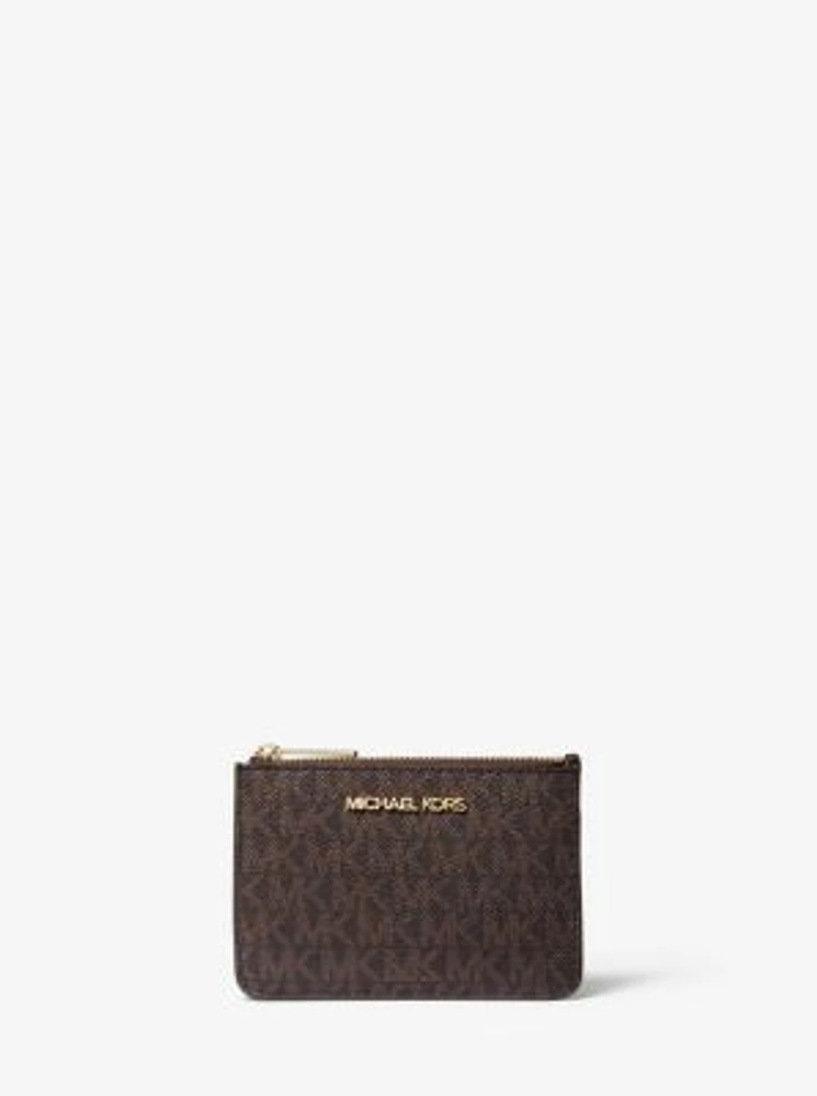 Jet Set Travel Small Signature Logo Coin Purse