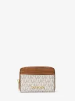 Jet Set Travel Medium Logo Zip-Around Card Case