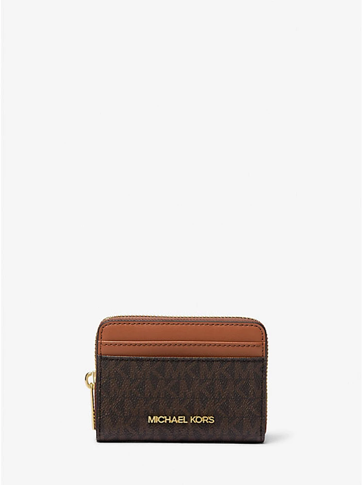 Jet Set Travel Medium Logo Zip-Around Card Case