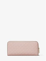 Jet Set Travel Large Signature Logo Continental Wristlet