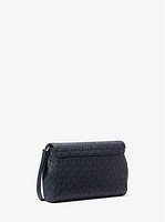 Medium Signature Logo Convertible Crossbody Bag