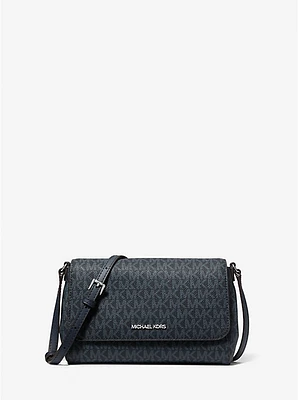 Medium Signature Logo Convertible Crossbody Bag