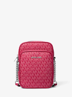 Jet Set Travel Medium Signature Logo Crossbody Bag