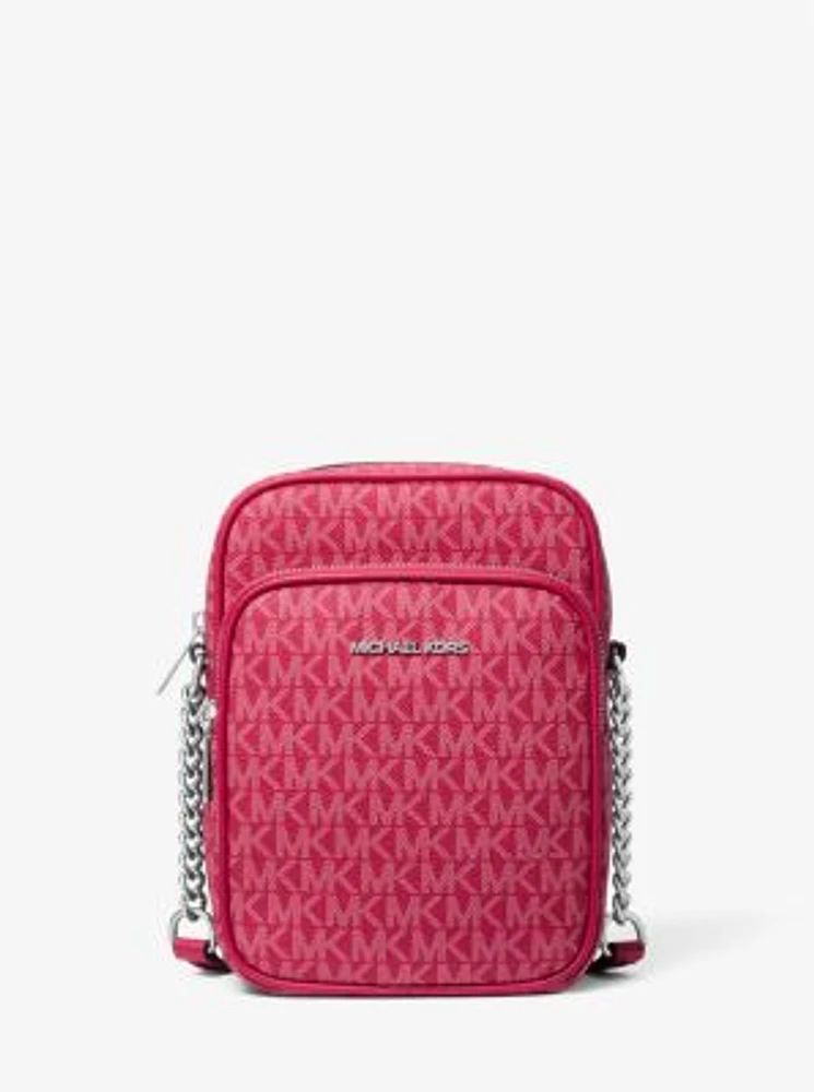 Jet Set Travel Medium Signature Logo Crossbody Bag
