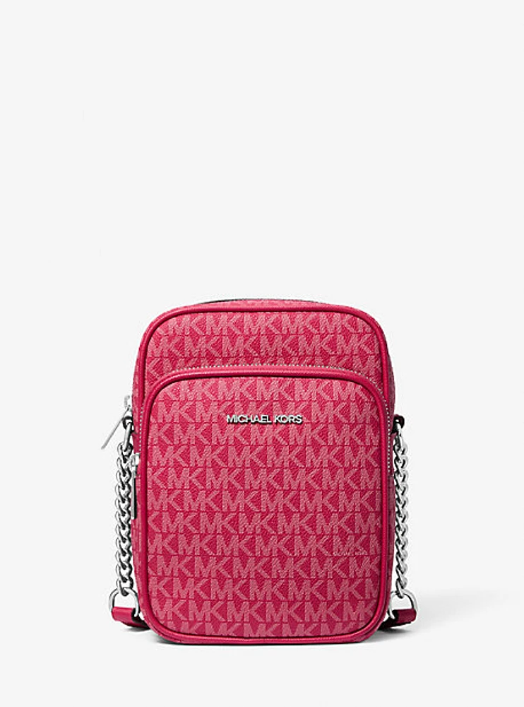 Jet Set Travel Medium Signature Logo Crossbody Bag