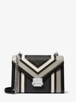 Whitney Medium Color-Block and Signature Logo Shoulder Bag