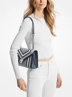 Whitney Medium Color-Block and Signature Logo Shoulder Bag