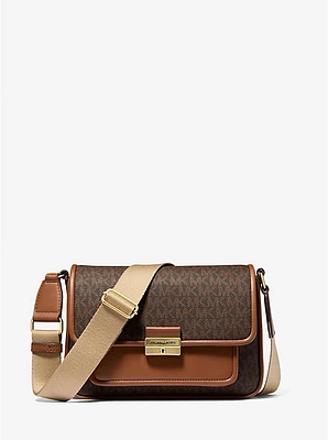 Bolso messenger Bradshaw mediano con logotipo