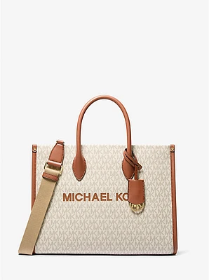 Mirella Medium Signature Logo Tote Bag